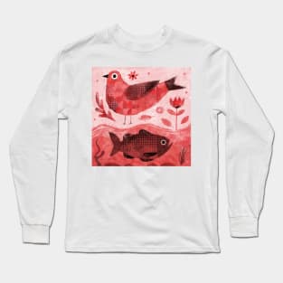 Red River Bird Long Sleeve T-Shirt